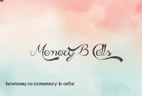 Memory B Cells
