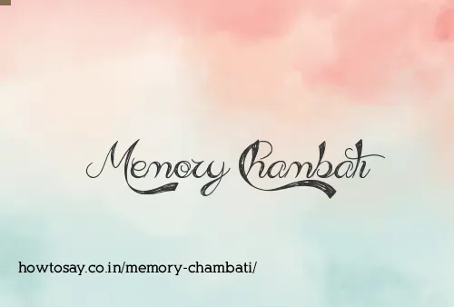 Memory Chambati