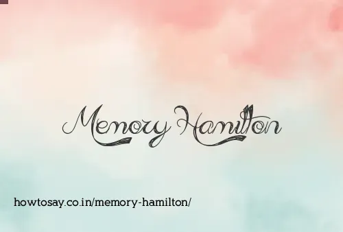 Memory Hamilton