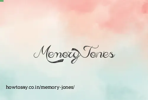 Memory Jones