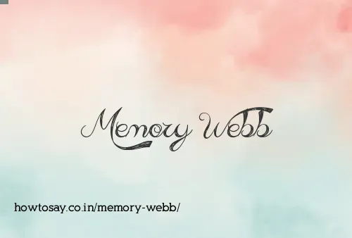 Memory Webb