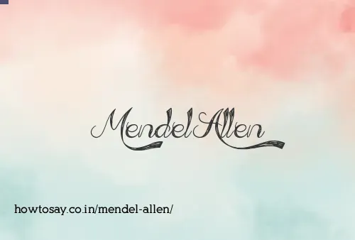 Mendel Allen
