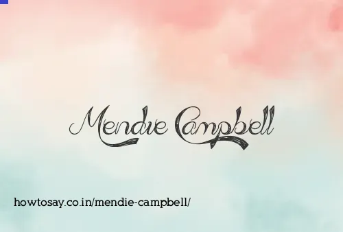 Mendie Campbell