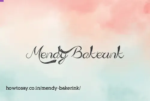Mendy Bakerink