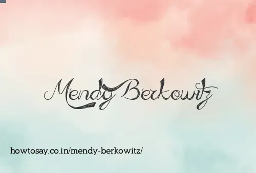 Mendy Berkowitz