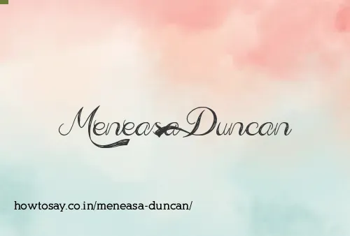Meneasa Duncan