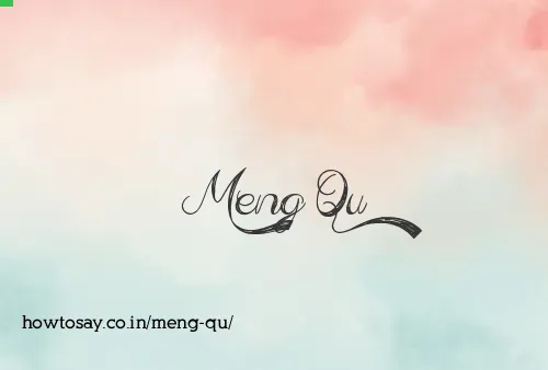 Meng Qu