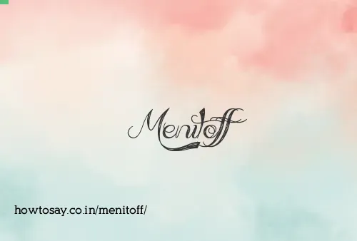 Menitoff