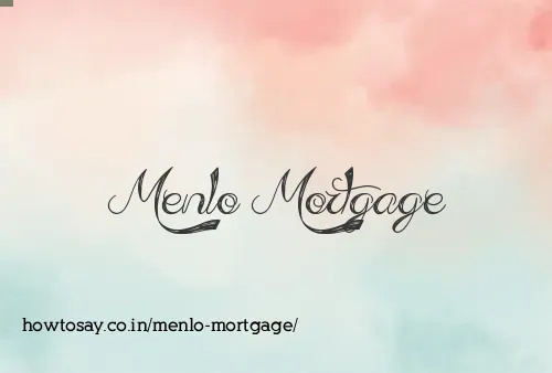 Menlo Mortgage