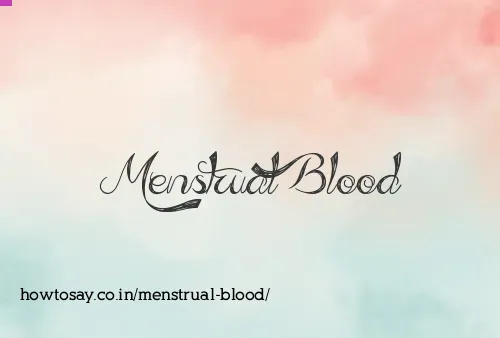 Menstrual Blood