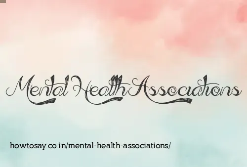 Mental Health Associations