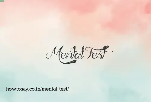 Mental Test