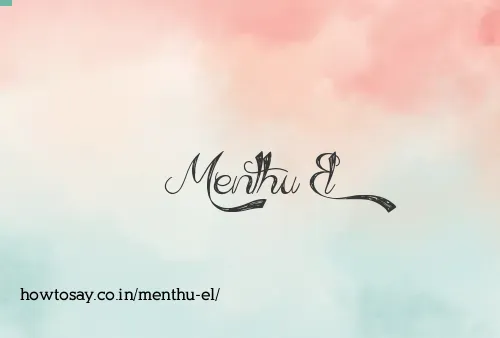 Menthu El