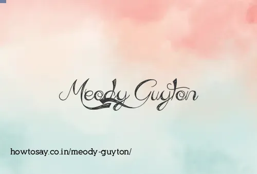 Meody Guyton