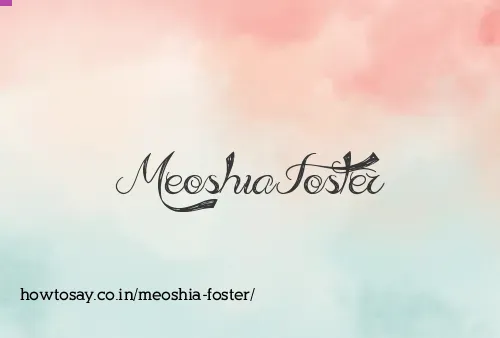 Meoshia Foster