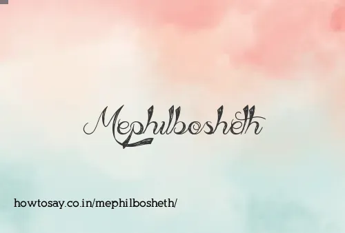 Mephilbosheth