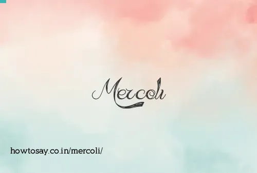 Mercoli