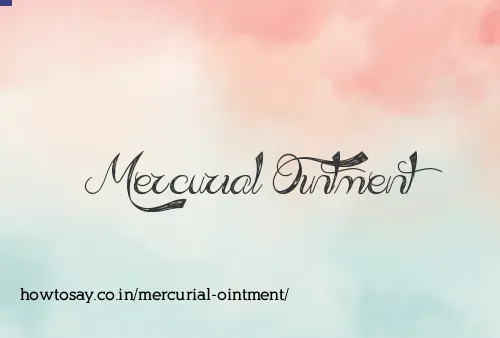 Mercurial Ointment