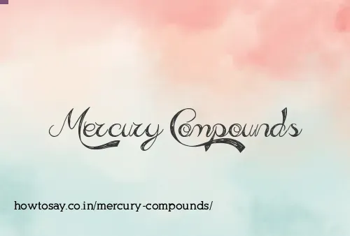 Mercury Compounds