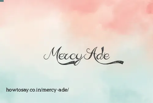 Mercy Ade