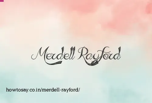 Merdell Rayford