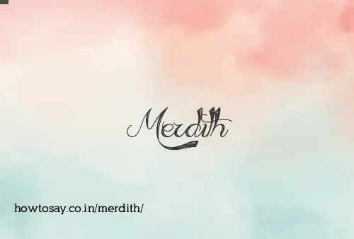 Merdith