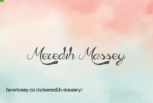 Meredih Massey