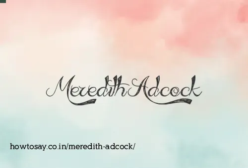 Meredith Adcock
