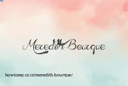 Meredith Bourque