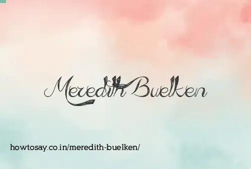 Meredith Buelken