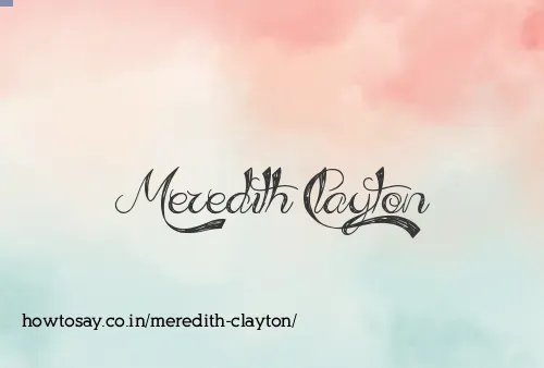 Meredith Clayton