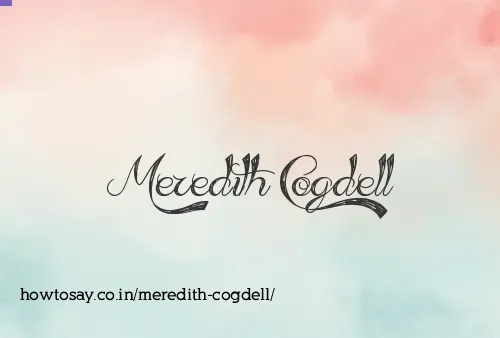 Meredith Cogdell