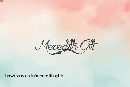 Meredith Gitl