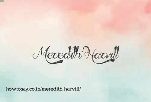 Meredith Harvill