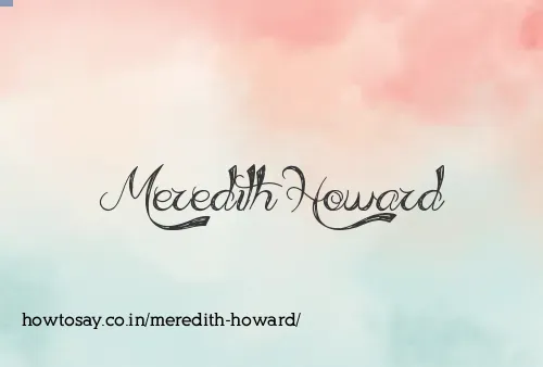 Meredith Howard