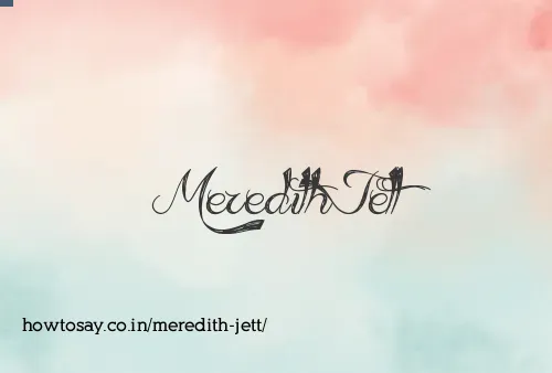 Meredith Jett