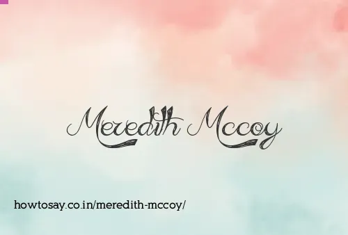 Meredith Mccoy