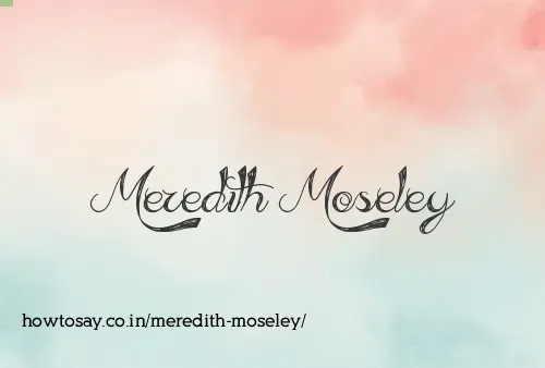 Meredith Moseley