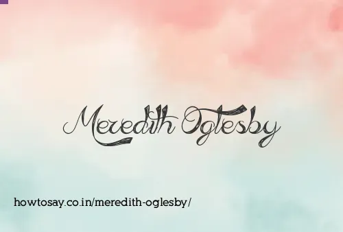 Meredith Oglesby