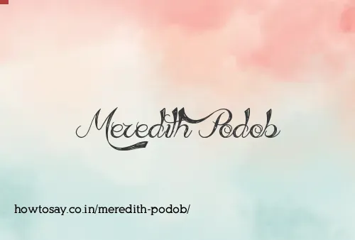 Meredith Podob