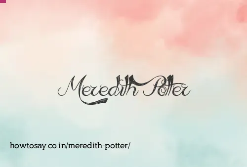 Meredith Potter