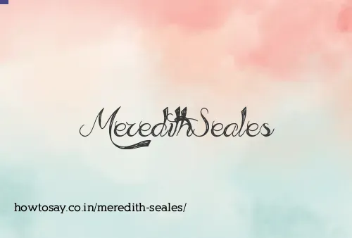 Meredith Seales