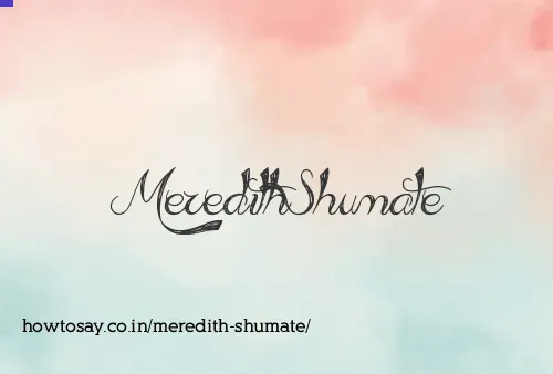 Meredith Shumate