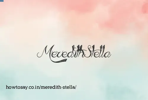Meredith Stella