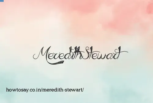 Meredith Stewart