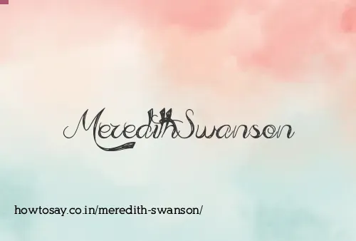 Meredith Swanson