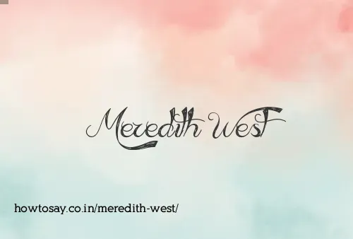 Meredith West
