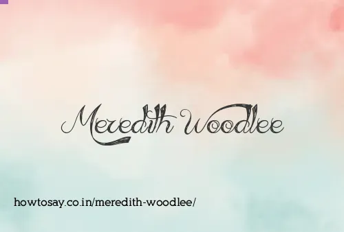 Meredith Woodlee