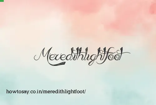 Meredithlightfoot