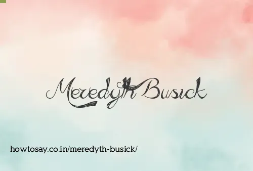 Meredyth Busick
